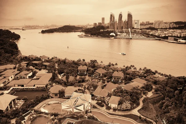 Singapur miasta miejski — Zdjęcie stockowe