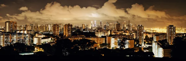 Pohled na panorama Singapuru — Stock fotografie
