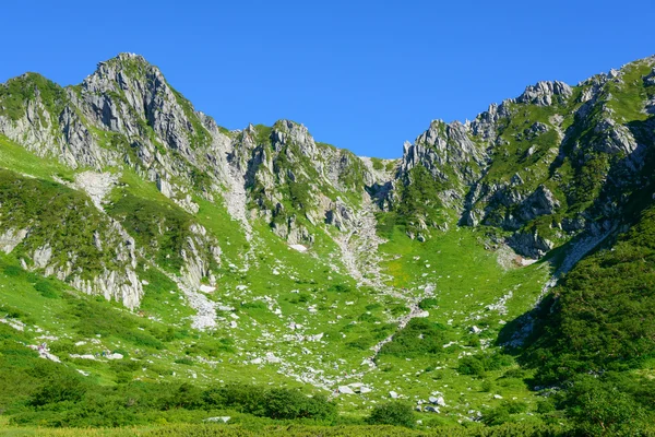 Senjojiki cirque κατά το kisokoma όρος στο Ναγκάνο, Ιαπωνία — Φωτογραφία Αρχείου