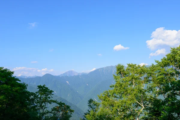 Shirabiso Highland em Iida, sul de Nagano, Japão — Fotografia de Stock