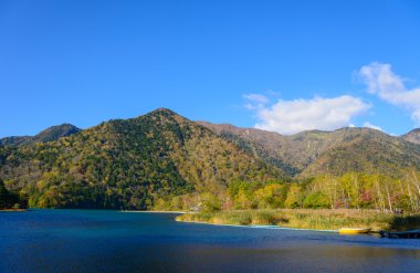 Nikko, Japonya'da Güz, göl Yunoko