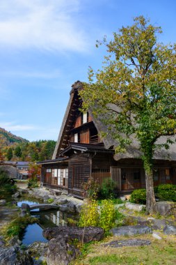 Tarihi köy, Shirakawa-go Güz