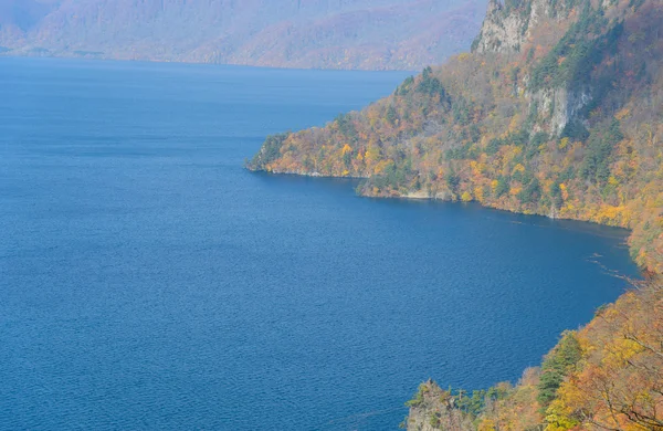 Lake Towada in Autumn, in Aomori and Akita, Japan — Stock Photo, Image