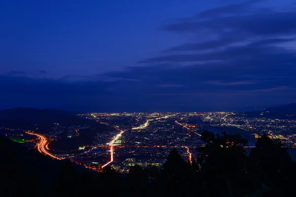 神奈川県西湘地域で夕暮れの風景します。 — ストック写真