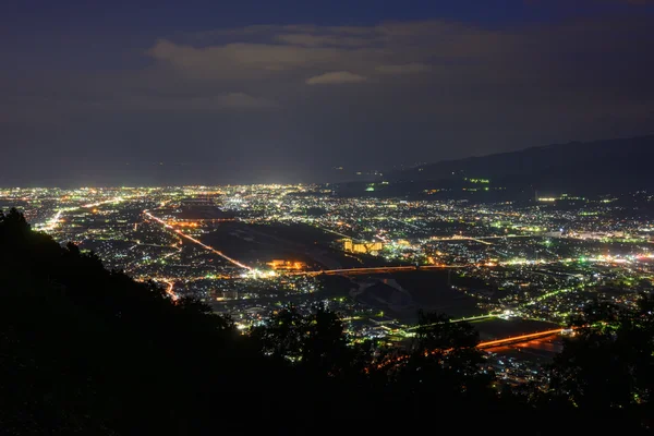 Paisaje en el crepúsculo en la región de Seisho, Kanagawa, Japón —  Fotos de Stock