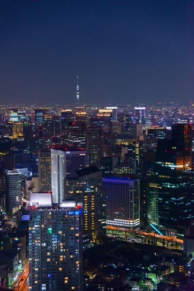 Токио в сумерках — стоковое фото
