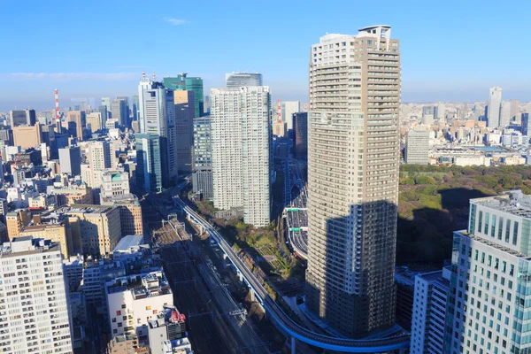Staden Tokyo, skyskrapa på Shinagawa — Stockfoto
