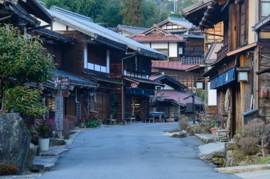 Tsumago-juku Kiso, Nagano, Japonya