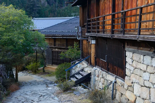 Tsumago-juku v Kiso, Nagano, Japonsko — Stock fotografie