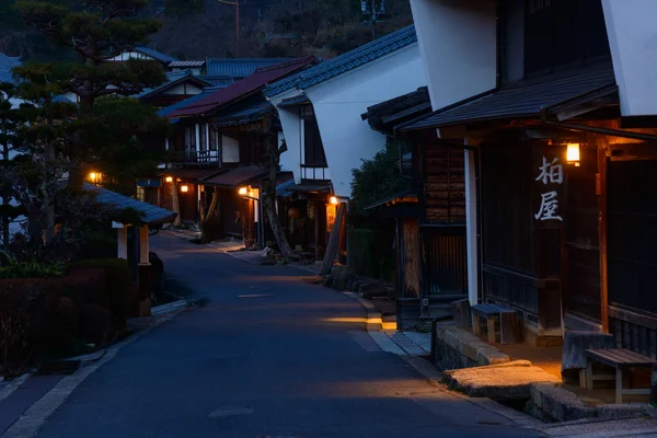 Tsumago-juku w Kiso, Nagano, Japonia — Zdjęcie stockowe