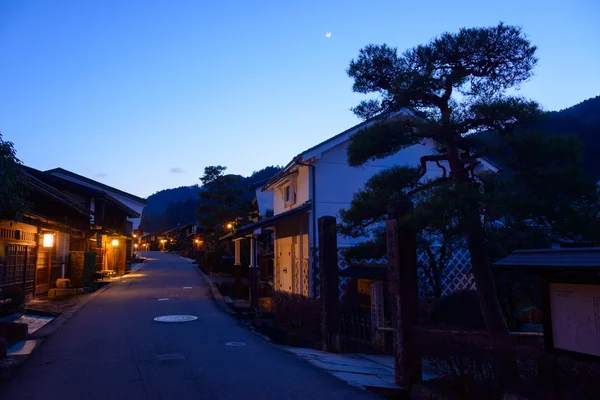 Tsumago-juku w Kiso, Nagano, Japonia — Zdjęcie stockowe