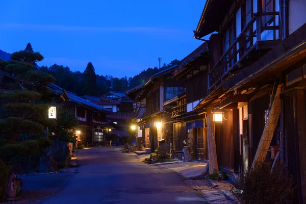 Tsumago-juku w Kiso, Nagano, Japonia — Zdjęcie stockowe