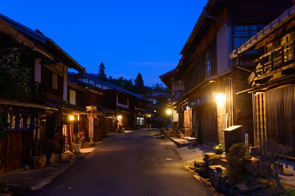 Tsumago-juku w Kiso, Nagano, Japonia — Zdjęcie stockowe