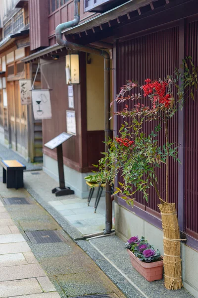 Distrito de Higashi Chaya en Kanazawa, Japón — Foto de Stock