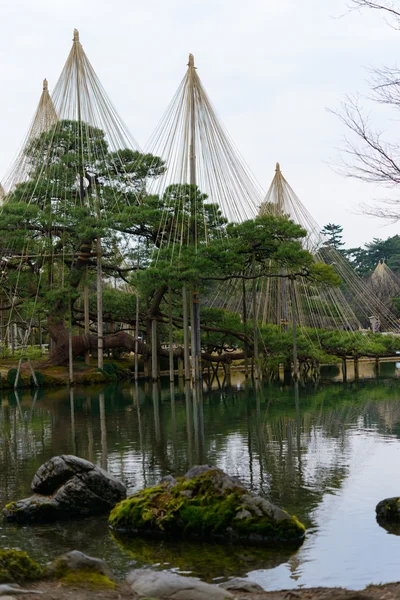 Kenrokuen κήπος στην Καναζάβα, Ιαπωνία — Φωτογραφία Αρχείου