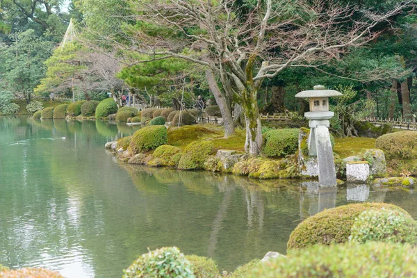 Giardino Kenrokuen a Kanazawa, Giappone — Foto Stock