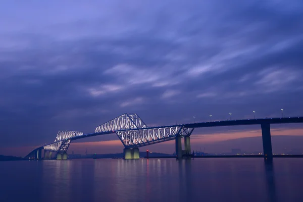 Tokyo Gate Bridge in de schemering — Stockfoto