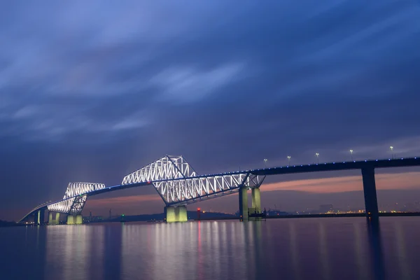 Τόκιο Gate Bridge στο λυκόφως — Φωτογραφία Αρχείου