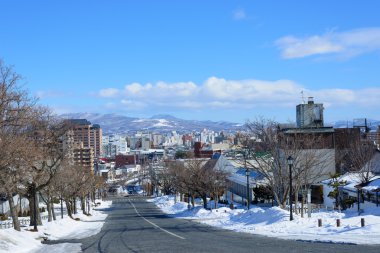 Hakodate, Hokkaido şehrinde Nijukkenzaka