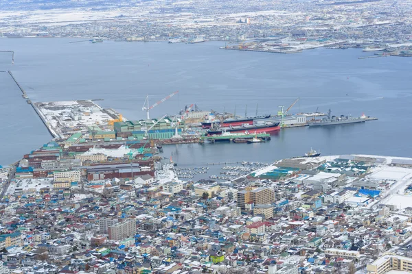 Stadsgezicht van Hakodate — Stockfoto