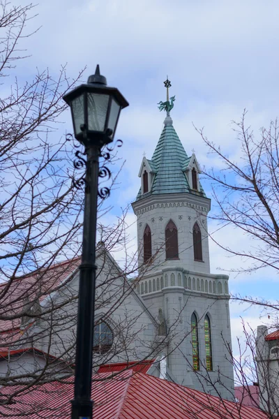 Église catholique Motomachi à Hakodate, Hokkaido — Photo