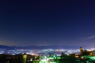 Kofu şehir gece görüntüsü