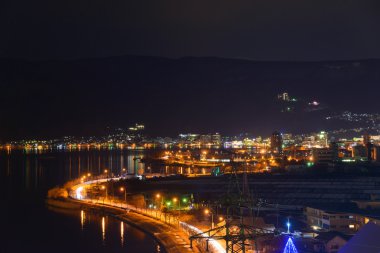 Suwa şehir gece görüntüsü