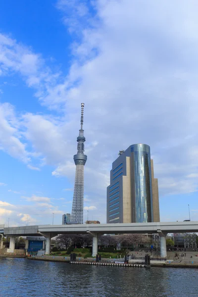 Tokyo Skytree and Sumida river in Tokyo — Stock Photo, Image