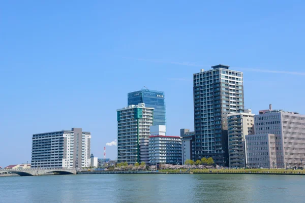 Stadsbilden i Niigata i Japan — Stockfoto