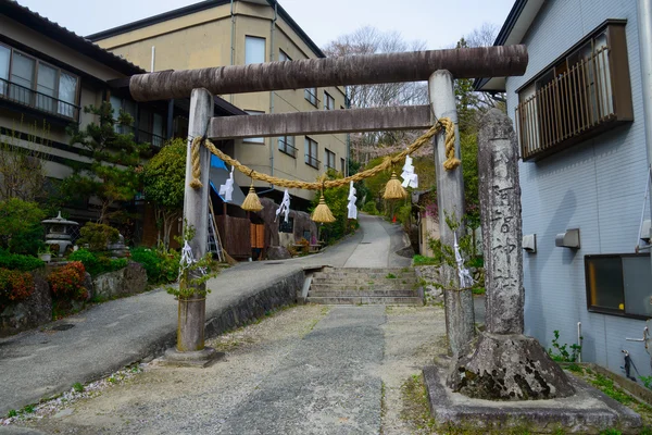 Achi heiligdom in Achi dorp, Nagano, Japan — Stockfoto