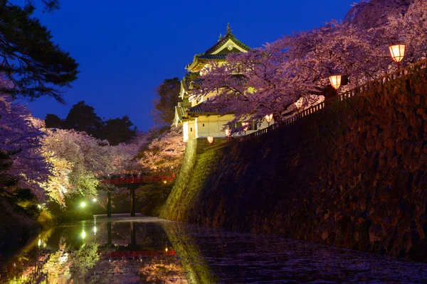 Kersenbloesem in Hirosaki Park — Stockfoto