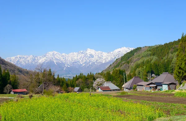 Tarihi köy Hakuba, Nagano, Japonya