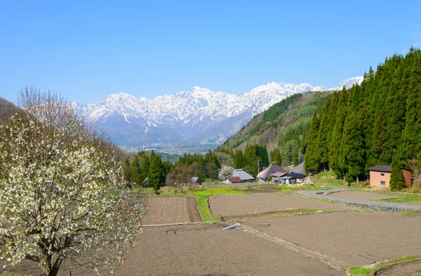 Pueblo histórico en Hakuba, Nagano, Japón — Foto de Stock