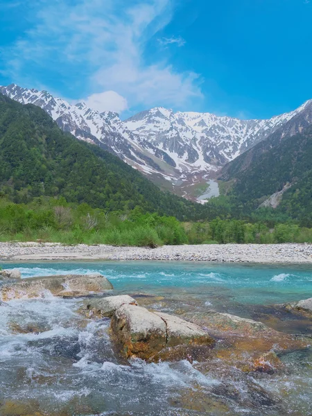 Kamikochi v Nagano, Japonsko — Stock fotografie