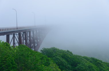 View of Jogakura in Aomori, Japan clipart