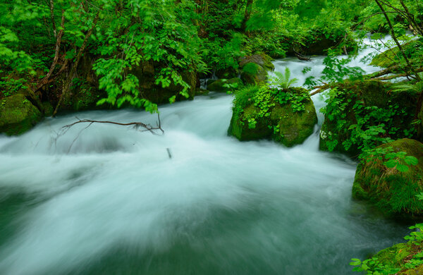 Ущелье Ойрасэ в Аомори, Япония
