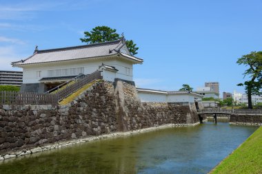 Odawara Castle Park in Kanagawa, Japan clipart