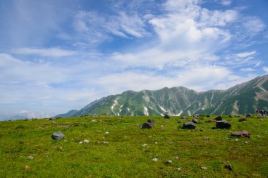 Landscape of Northern Japan Alps clipart