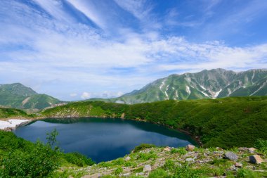 Kuzey Japonya Alps peyzaj