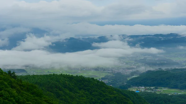Paesaggio di Suwa, Nagano, Giappone — Foto Stock