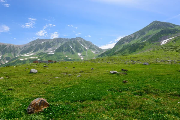 日本北部阿尔卑斯山的风景 — 图库照片