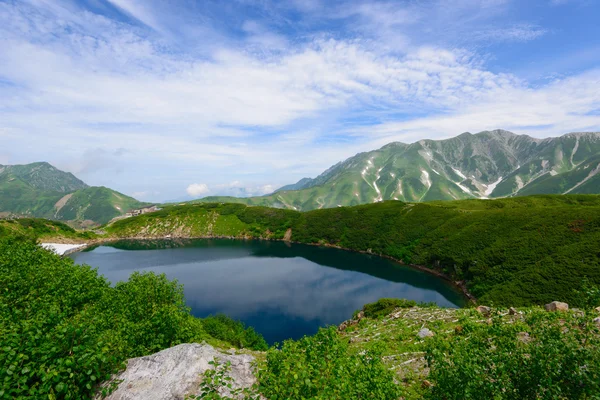 Paesaggio delle Alpi del Giappone settentrionale — Foto Stock