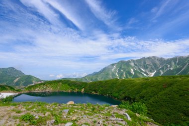 Kuzey Japonya Alps peyzaj