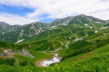 Kuzey Japonya Alps peyzaj