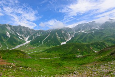 Kuzey Japonya Alps peyzaj