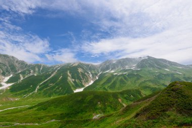 Kuzey Japonya Alps peyzaj
