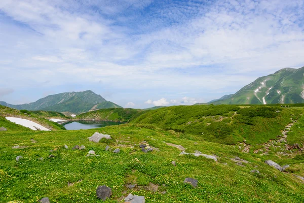 日本北部阿尔卑斯山的风景 — 图库照片