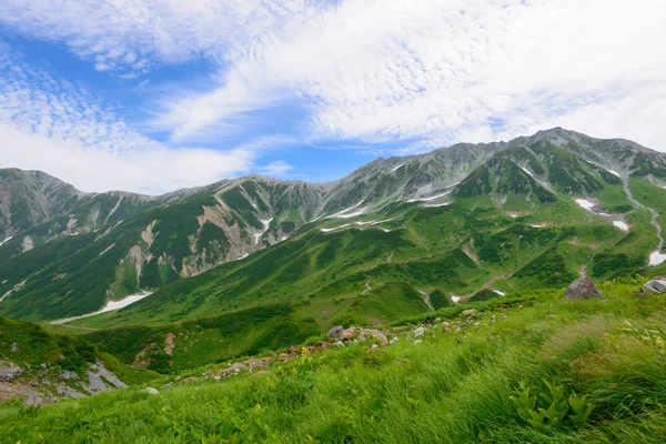북부 일본 알프스의 풍경 — 스톡 사진