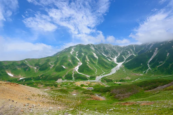 Krajobraz Alp północnej Japonii — Zdjęcie stockowe