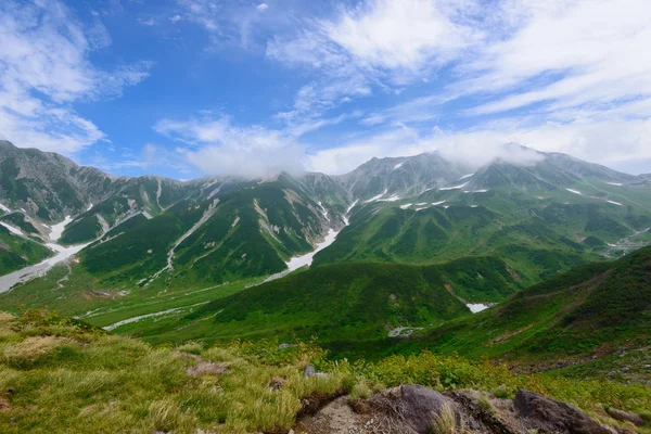 Paisaje de los Alpes del Norte de Japón — Foto de Stock